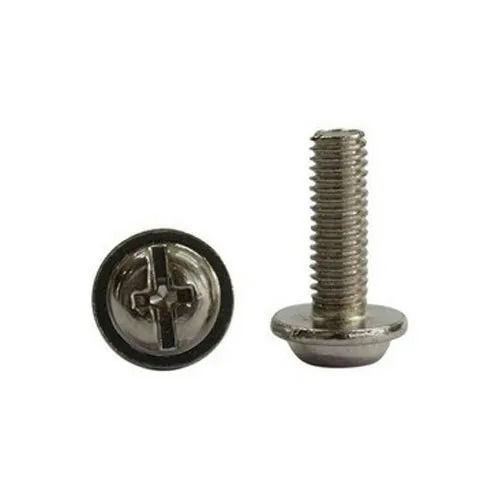 5 inch Full Thread Round Head Combination Washer Machine Screw