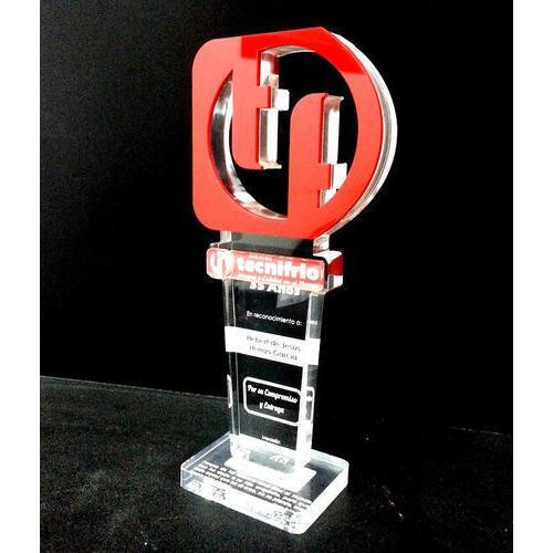 Acrylic Logo Designer Trophy - Color: Various Colors