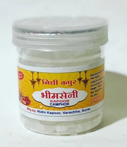 Bhimseni Camphor Flakes 100gm Pack For Pooja And Medicines Use