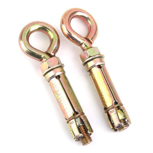 Durable And Light Weight M3-m56 Full Thread Mild Steel Eye Bolt Anchor For Industrial Use