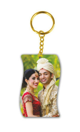 Indian Gold Plated Rust Proof Excellent Finish Colored Metal Double Side Key Rings