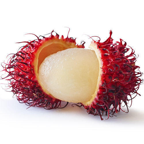 Indian Origin Commonly Cultivated Red Round To Oval Shape Non Peeled Sweet Rambutan 