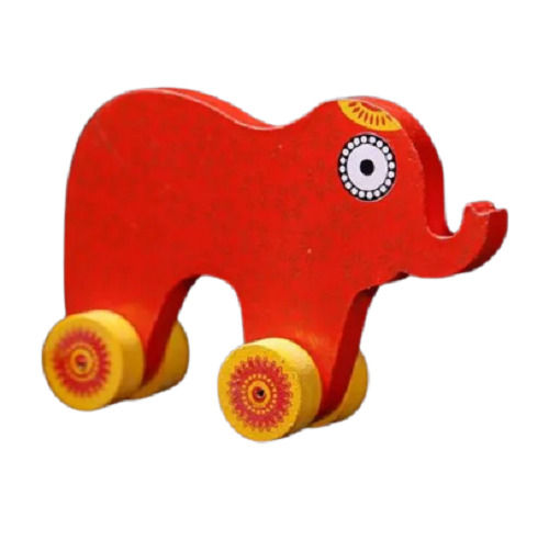 Stainless Steel Premium Quality Wooden Material Manual Handmade Paint Coated Elephant Toys 