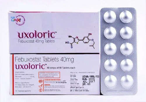 Uxocloric Febuxostat 40 Mg Tablets, 10x10 Alu Alu