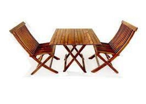 2 Chair Wooden Dining Table Set