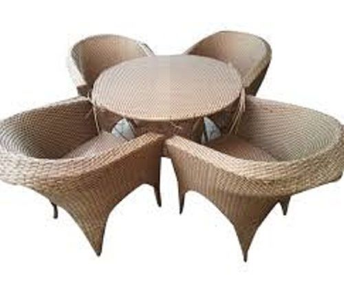 4 seater Brown Outdoor Garden Dining Set