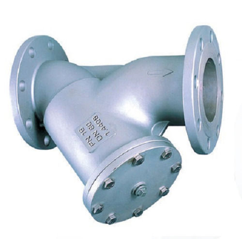 Flange End Connection Paint Coated Stainless Steel Y Strainer For Pipe Fittings Use Application: Water