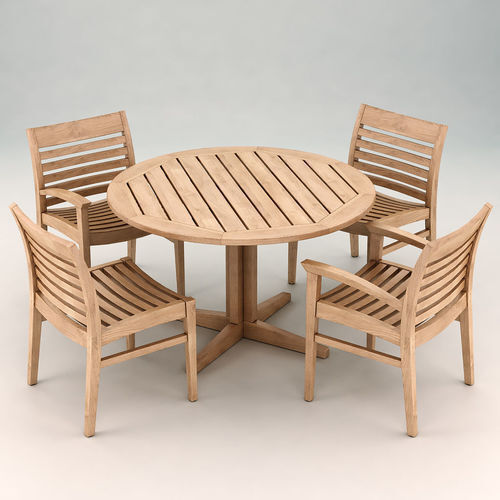 Outdoor Garden Wooden Table Set