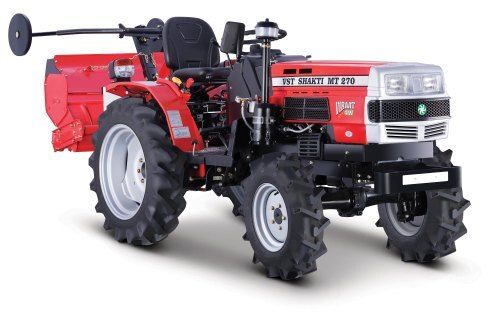 Red With Black 6 Forward And 2 Reverse Gears 2800 Rpm Mini Tractor