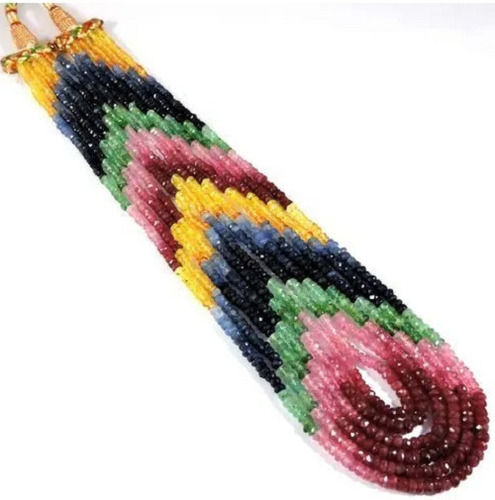 gemstone bead necklace