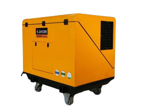 Yellow 15 Liter 230 Voltage 5 Kva 1500 Rpm Mild Steel Kohler Generator 