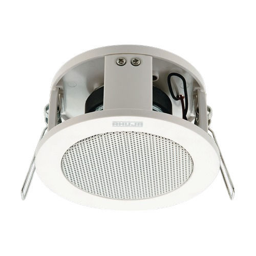 White 18 Inches 6 Watt 50 Hertz 410 Gram Abs Plastic Ceiling Speaker