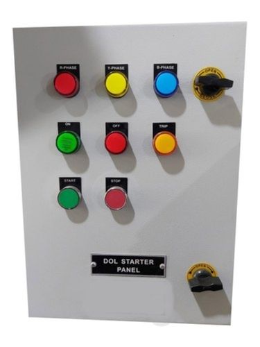 Ip 54 Protection Level Powder Coated Wall Mounted Starter Control Panel Base Material: Mild Steel