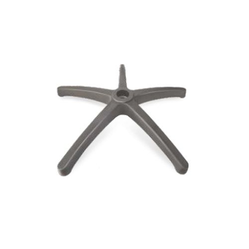 Powder Coated Plastic Star Shaped Easy To Install Plain Surface Chair Base