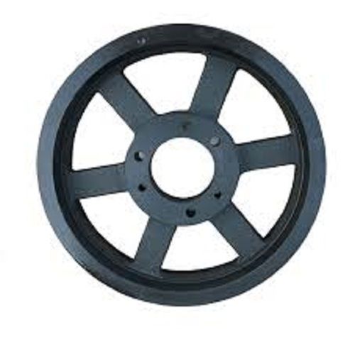 V Belt Rust Proof Painted Finish Grey Round Shape Cast Iron V-Belt Pulleys