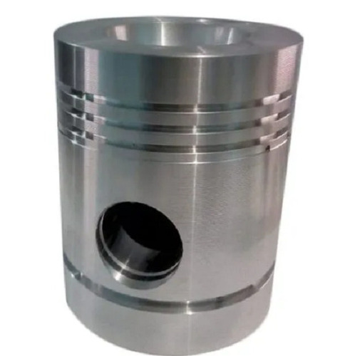 Vehicles Diesel Engine Pistons - Aluminium Standard Piston, Silver Color Round Shape, High Strength, Polished Finish, Corrosion and Rust Resistant