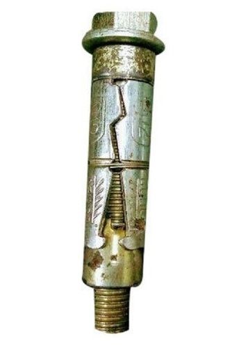 Weather Resistance Ruggedly Constructed Galvanized Cylindrical Industrial Anchor Bolt (75 Mm)