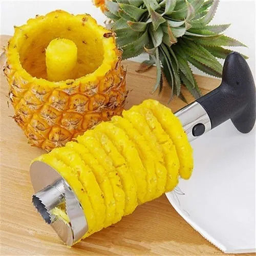 10 X 8 X 5cm Stainless Steel Pineapple Fruit Cutter With Sharp Blade For Diced Fruit Rings