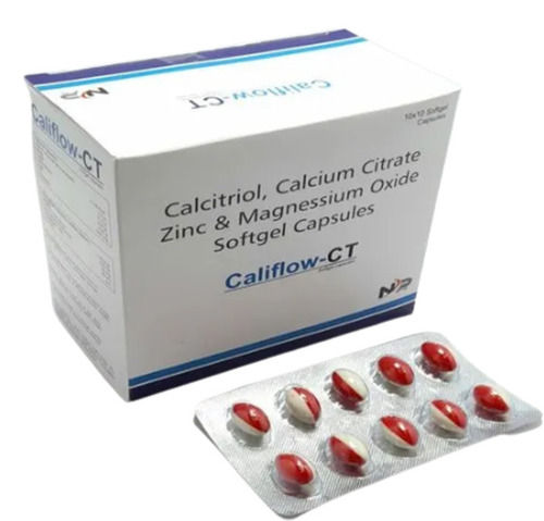 Calcitriol Calcium Citrate Zinc And Magnesium Oxide Softgel Capsules