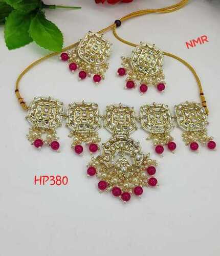 Gold Plated Imitation Necklace Set For Women