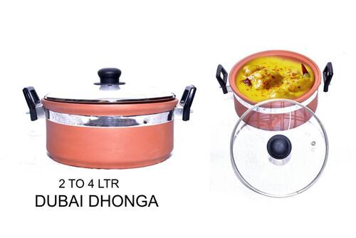 Mud Large Kadai With Glass Lid Capacity 2-4 Litres Application: Agriculture