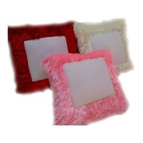 Multi Color Customized Pattern 12x12 Inch Size Fur Fabric Sublimation Pillow