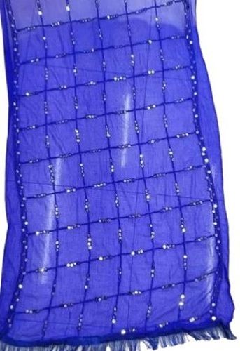 2.5 Meter Skin Friendliness Customized Ladies Washable Designer Cotton Dupatta