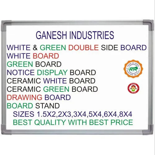 Aluminium Frame Melamine Writing Surface Ceramic Whiteboard, 2 x 3 Feet