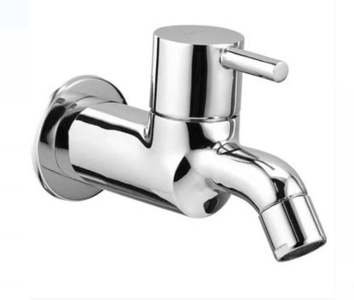 Stainless Steel Easy Installation Wall Mounted Chrome Finish Short Body Brass Water Tap (15 Mm)