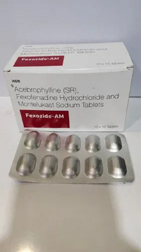 Fexozide-AM Acebrophylline SR, Fexofenadine HCL And Montelukast Sodium Tablet