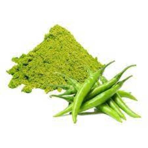 Hot Spicy Natural Taste Chemical Free Rich Color Dried Green Chilli Powder