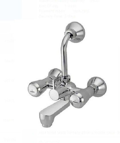 Leak Resistance Wall Mounted Brass Body Double Handle Mixer Tap (20 Mm)