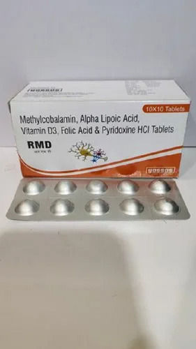 Methylcobalamin, Alpha Lipoic Acid, Vitamin D3, Folic Acid And Pyridoxine Tablet