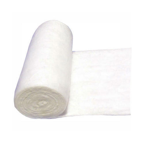 Non Woven White A Grade Oval Shape 100 Percent Cotton Wool Rolls Lightweight