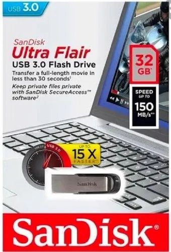 Portable Sandisk USB Pen Drive (Cruzer Blade CZ50 32GB USB 2.0)