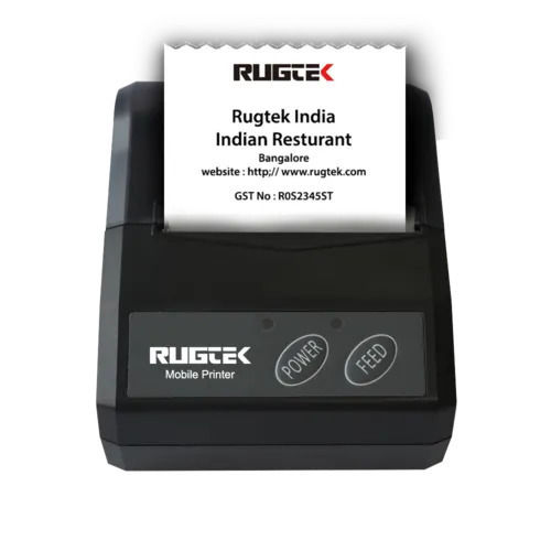  Rugtek BP02 मोबाइल ब्लूटूथ प्रिंटर