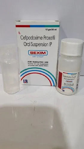 Sexim Cefpodoxime Proxetil Pediatric Antibiotic Oral Suspension Dry Syrup
