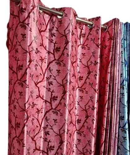 Shrink Resistant Modern Printed Anti-static Polyester Door Curtains