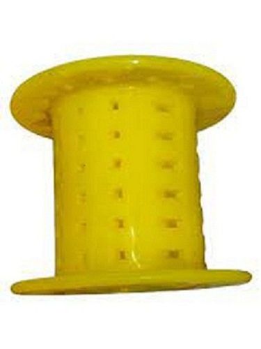 Yellow 5 Inch Length 50 Mm Size Round Shape Plastic Reel For Industrial Use