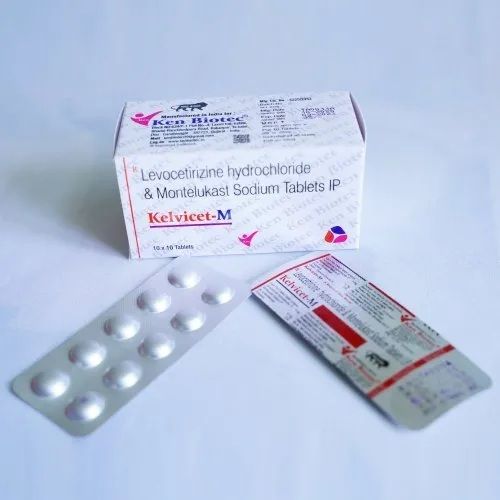 Kelvicet-M Levocetirizine Dihydrochloride And Montelukast Sodium Tablet
