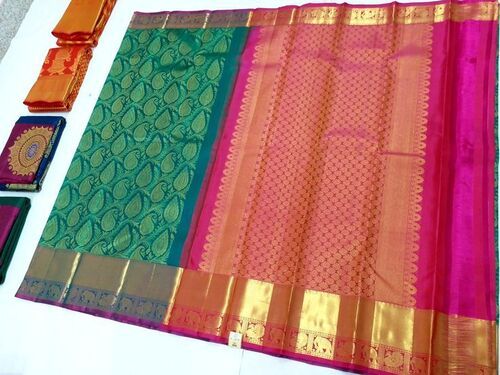 Blue Ladies Silk Georgette Sarees For Party Wear, Attractive Design