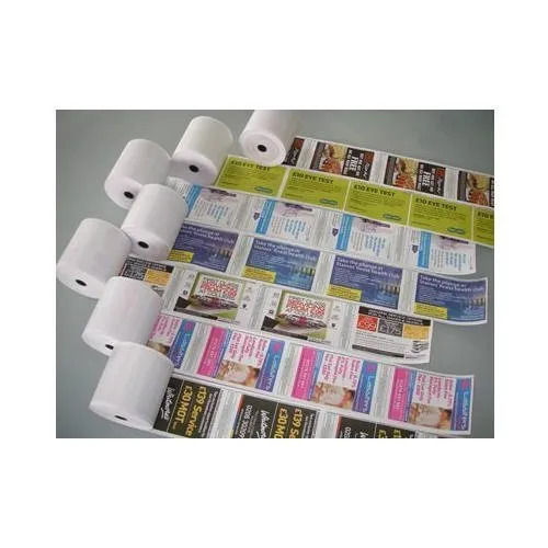 Grey Light Weight Premium Design White Printed Thermal Paper Roll For Billing Purpose