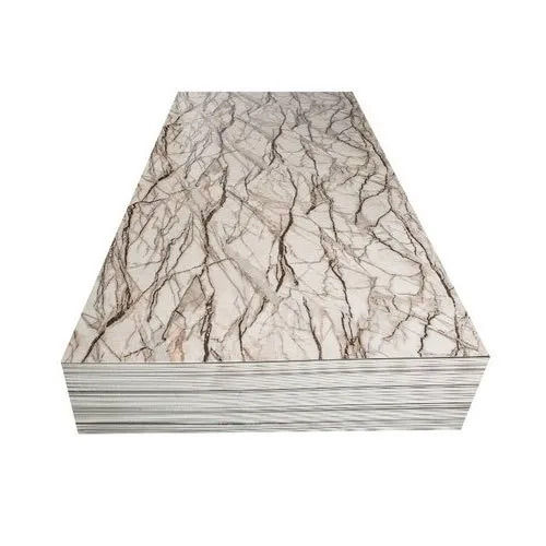 Pvc Printed Marble Sheet For Residential And Commercial Uses 6 To 8 Mm Thickness