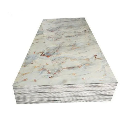 PVC Printed White Italian Marble Sheet For Residential and Commercial Uses