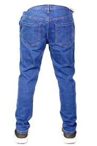 Casper Blue Slim Fit Mid-Rise Clean Look Denim Jeans