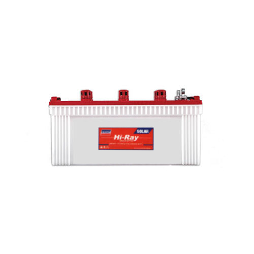 White With Red Plastic 12 Voltage 68kg Weight Solar Battery 