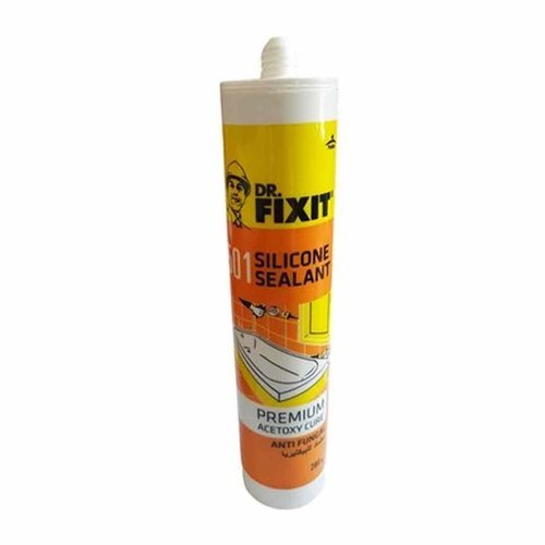 70 Degree Celcious White Gel Transparent Dr Fixit Silicone Sealant at