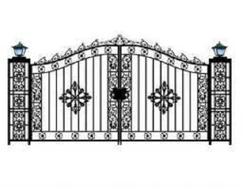 Stainless Steel Black Iron Gates