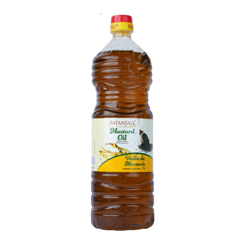 Easy To Digest Healthy And Nutritious Kachi Ghani Patanjali Mustard Oil (1 Litre)