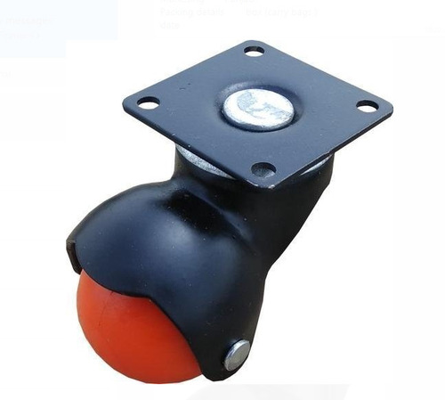 इनस्टॉल करने में आसान, आसानी से ले जाने वाला गैल्वेनाइज्ड स्टील और PVC प्लास्टिक कास्टर (5 इंच)